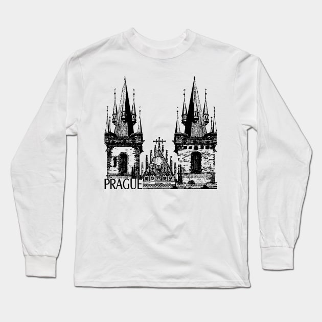 Prague Long Sleeve T-Shirt by TravelTs